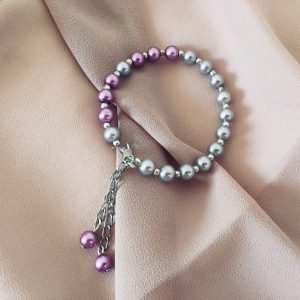 Two Colour Pearl Bracelet - Image 3