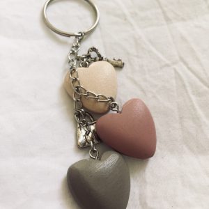 Wooden Heart Keyring - Image 4