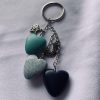 Wooden Heart Keyring