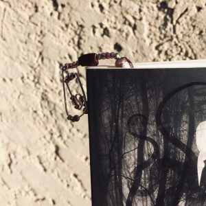 Maroon Beaded Book Marker - Image 3