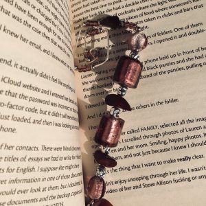 Maroon Beaded Book Marker - Image 4