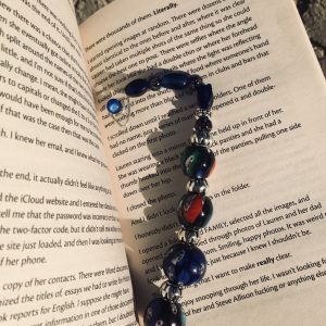 Blue Beaded Book Marker - Image 4
