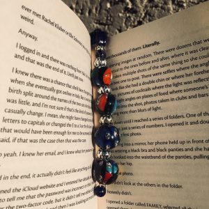 Alternative view of Blue Beaded Book Marker