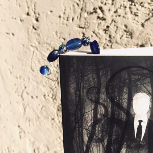Blue Beaded Book Marker - Image 3