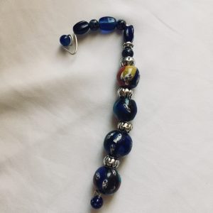 Blue Beaded Book Marker - Image 5
