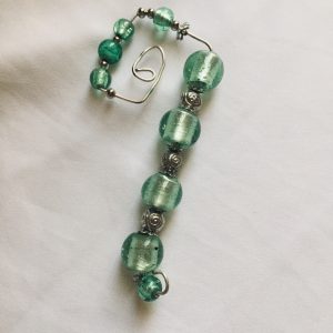 Green Beaded Book Marker - Image 5