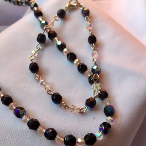 Black Precious Stone Set